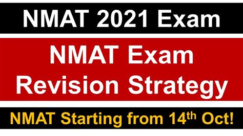 Nmat 2021 Exam Quick Revision Strategy Most Important Topics For