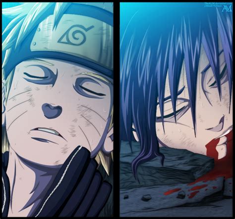Naruto And Sasuke Dead Naruto 662 Daily Anime Art