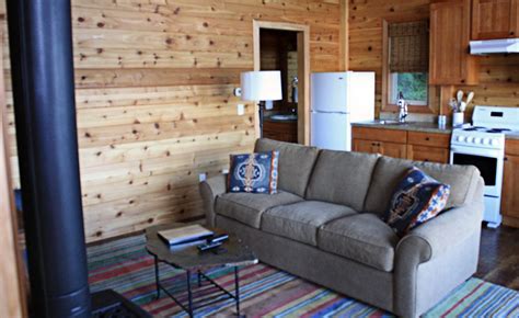Our lakefront cabins are located right on the shore of. Little Cabins at Snug Harbor Resort
