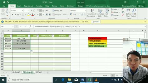 Cara Membuat Aplikasi Kasir Di Excel Ruang Ilmu