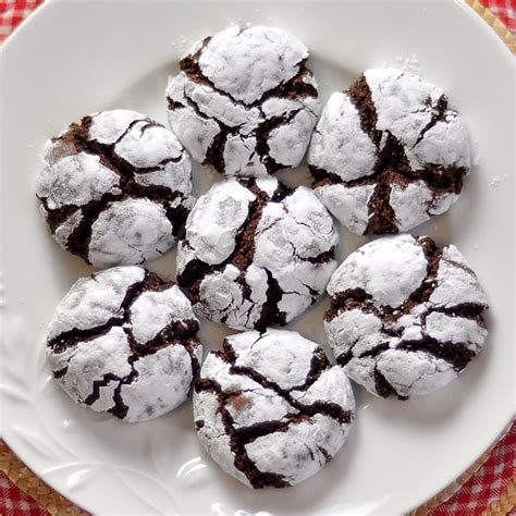 The Best Chocolate Christmas Cookies With Powdered Sugar