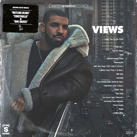 Drake Views 60s Couverture Dalbum De Musique Design De Couverture D