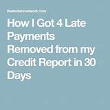 Images of Remove 30 Day Late From Credit Report