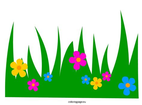 Clipart Grass And Flowers Clip Art Library