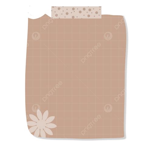 Aesthetic Sticky Note Png Transparent Aesthetic Brown Sticky Notes
