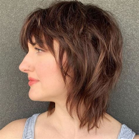 Shoulder Length Low Maintenance Short Shaggy Hairstyles For Fine Hair