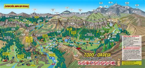Ordesa eta perdidoko parke nazionala. Mapa turístico interactivo de Torla-Ordesa, descargable en ...