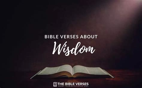 30 Bible Verses About Wisdom Scripture Quotes