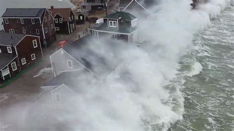 East Coast Storm Waves Crash Over Top Of Homes Cnn Video