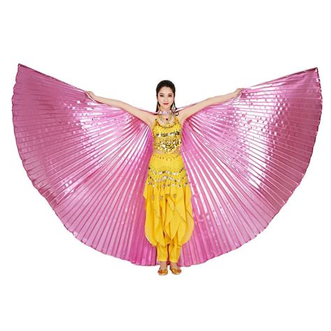 Buy Munafie Belly Dance Isis Wings With Sticks For Adult Belly Dance Costume Angel Wings For