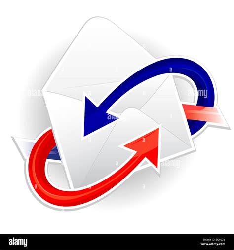 Symbol Of Incoming And Outgoing Mail Stock Photo 60029376 Alamy