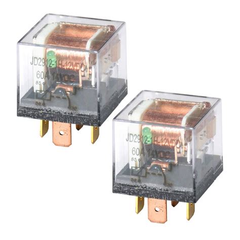 Buy Ehdis 2 Pack Car Relay 12 Volt 60 Apm Relay 4 Pin Relay With