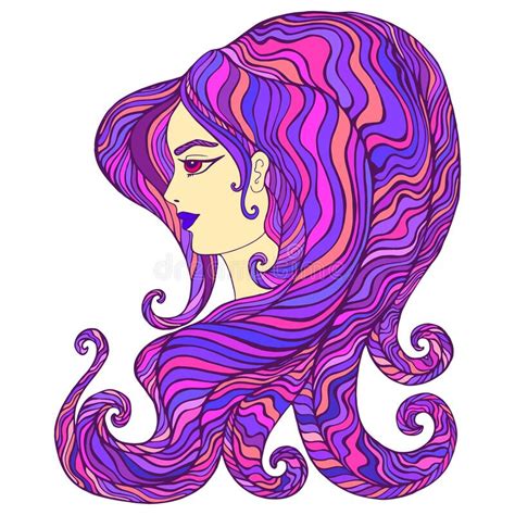 Psychedelic Poster Women Vector Stock Illustrations 67 Psychedelic Poster Women Vector Stock