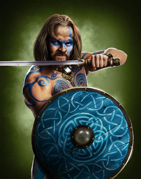 Woad Raider Celtic Warriors Pictish Warrior Warrior