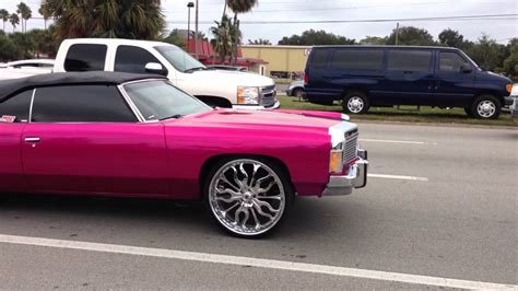 Pink Donk On 26 Asantis Silverado And 2dr Box Chevy Truck Youtube