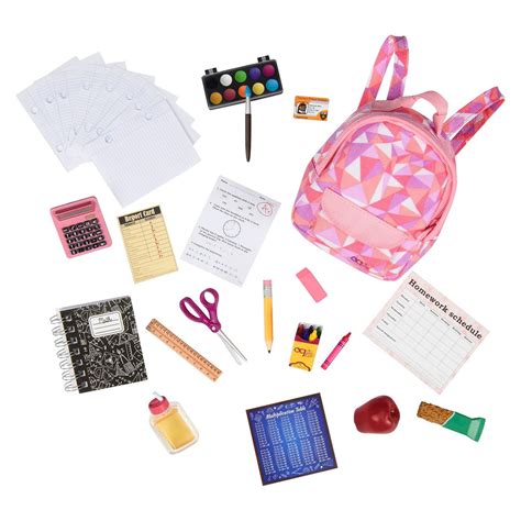 Our Generation School Supplies Accessory For 18 Dolls Off To School