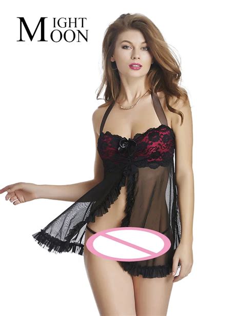 Moonight Sexy Lingerie Women Dress Lace Romance Set Temptation Underwear Women Nightwear In