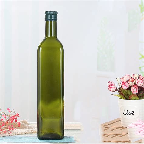 Dark Green Glass Olive Oil Bottle 1000ml High Quality Olive Oil Bottle