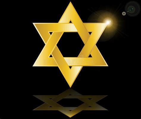 Hebrew Jewish Star Of David Stock Vector Illustration Of Judaism