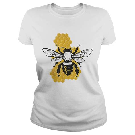 Save The Bees Beekeeper Honeycomb Environmentalists Shirt Trend Tee