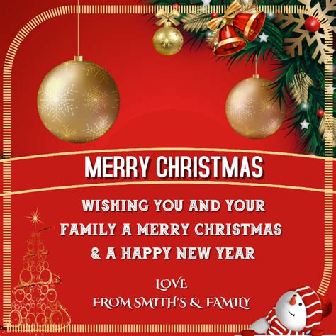 Christmas Card Messages For Family And Friends  2021 Christmas Ornaments