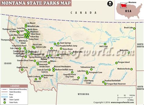 Montana State Parks Map In 2020 Montana State State Parks Montana