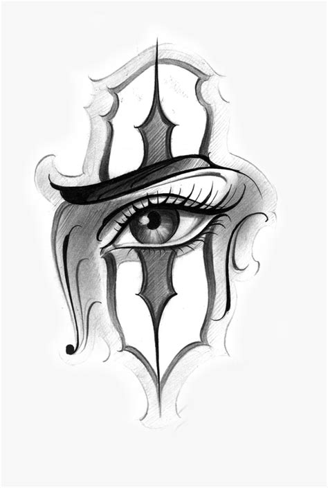 Chicano Clown Eye Drawing Hd Png Download Kindpng