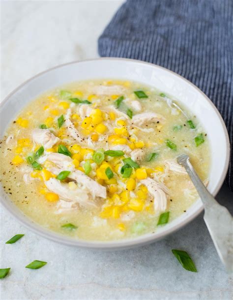 3.add the cornflour solution and let simmer for about 10 minutes. SWEET CORN CHICKEN SOUP (Instant Pot and Stove Top)