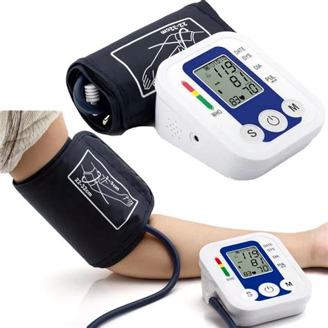 Bp Cuff Machine Home Automatic Digital Arm Blood Pressure Monitor Lcd