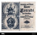 Medieval king conrad iv germany swabia book Cut Out Stock Images ...