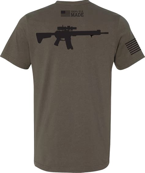 Adm Logo Performance T Shirt Army Green