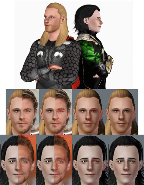 Thor And Loki Download Sims 3 By Oneeuromutt On Deviantart