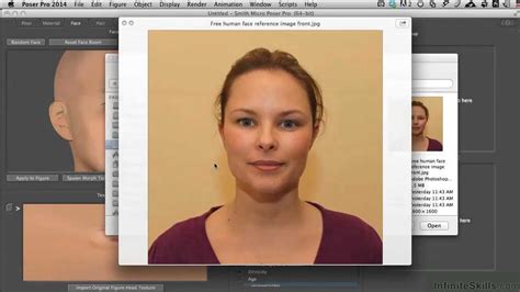 poser 10 poser pro 2014 tutorial preparing custom face textures youtube