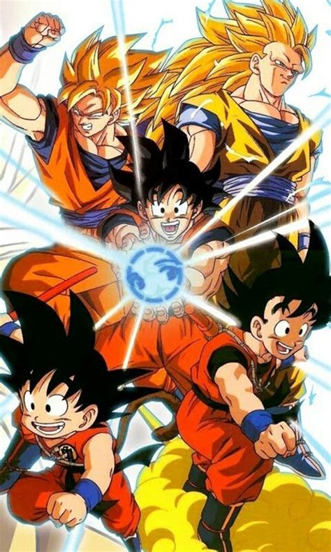 Todas Las Etapas De Goku Dragon Ball Art Dragon Ball Goku Dragon Ball