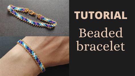 Seed Bead Bracelet Tutorial For Beginners Simple Beaded Bracelet
