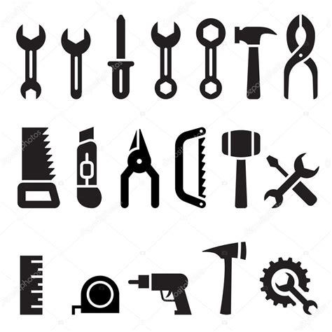 Mechanical Tools Icon Illustration — Stock Vector © Slalomop 105639962