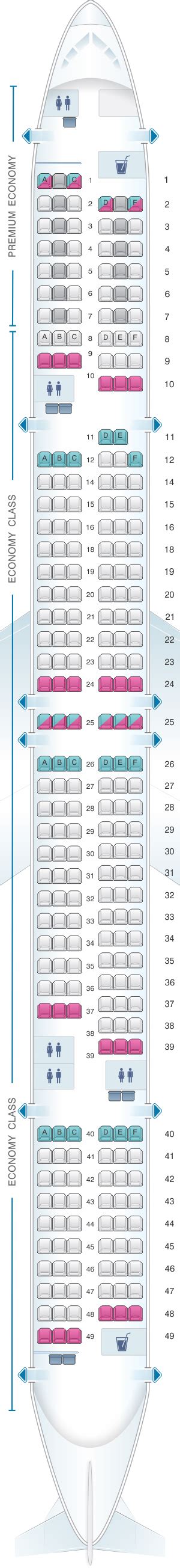 Seat Map United Airlines Boeing B757 300 753 Seatmaestro Images And