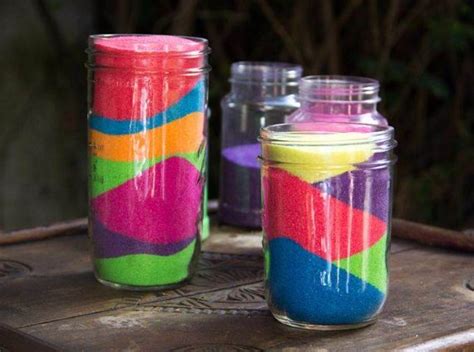 Diy Coloured Sand In A Bottle For Different Occasions