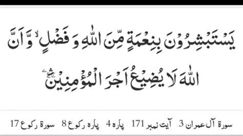 Surah Al I Imran Ayah 171 Verse 171 Qari Abdul Basit Quran