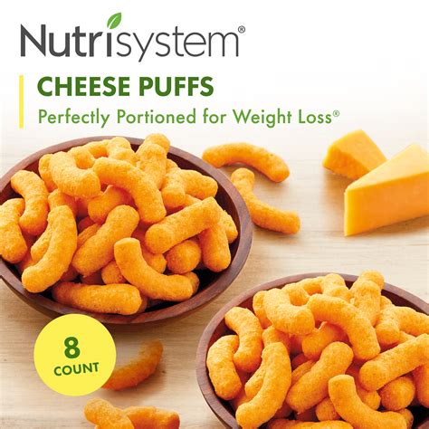 Nutrisystem Cheese Puffs 8 Ct Pack Delicious Diet Friendly Snacks