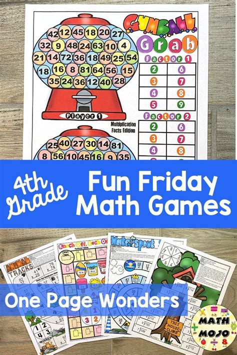 Fun Games For Fourth Graders