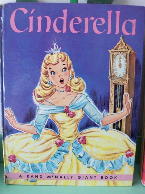 Cinderella story for kids in english come and enjoy the new cinderella cartoon for children. 1956 cinderella a rand mcnally giant book | Etsy ...