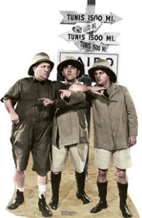 Three Stooges Safari The Three Stooges Cardboard Cutout Standup Prop
