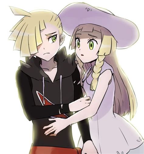 Gladion And Lillie Can I Just Say That In This Picture They Kind Of Look Like Siblings