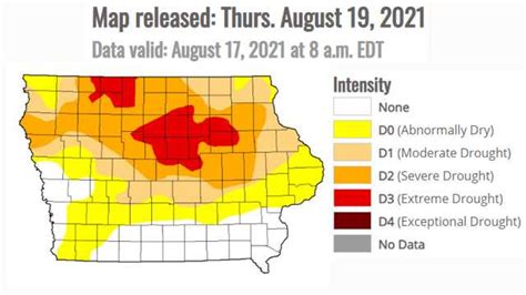 Report Shows Growing Areas Of Extreme Drought In Iowa