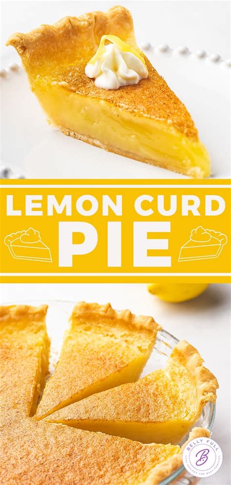 Lemon Curd Pie Belly Full