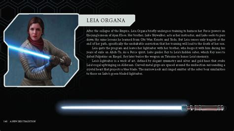 Star Wars Unveils Official Design Of Leia Organas Lightsaber