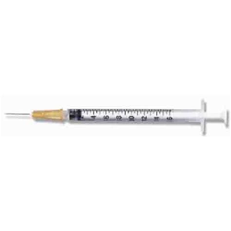 Bd Syringe 1ml 25 Gauge 58 Inch Needle 100box 309626