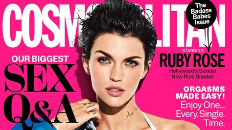 Ruby Rose Talks Marriage Sexuality And Social Media In New ‘cosmo Cover