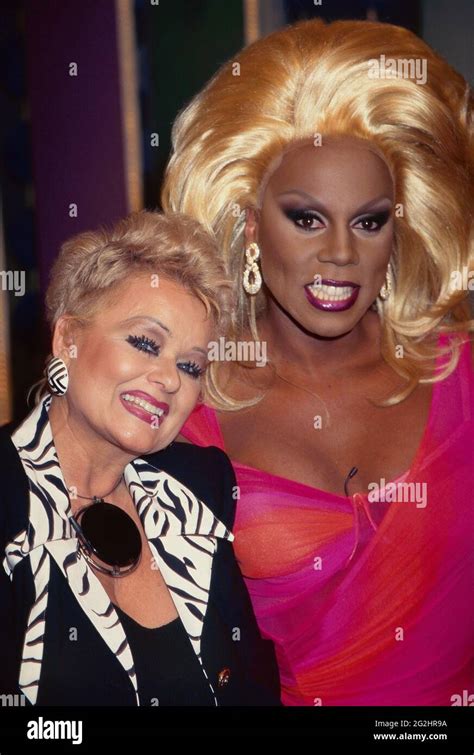 Tammy Faye Bakker And Rupaul At Taping Of Vh1s The Rupaul Show At